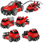 Voiture jouet assembl� pour enfants, 5 / 6 / 7 pi�ces, v�hicule d'ing�nierie de lutte contre l'incendie ...