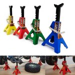 Voiture jouet en mtal, echelle de 6 tonnes, support de cric, dcoration pour camion a chenilles 1 / ...