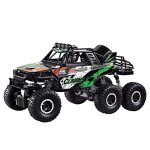 Voiture jouet rc 2. 4ghz 6wd tout - terrain, camion d�sert rtr avec lumi�res led, amortisseur en m�tal ...