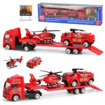Modle de voiture jouet remorque camions jouet alliage ingnierie camion chargeur de remorque modle ...