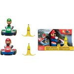 Voiture mario kart toupie avec banane - jakks - mod�le al�atoire - mixte - rouge - enfant - 3 ans