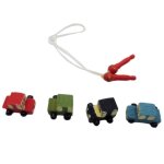 Voiture miniature en bois echelle 1:12 pour maison de poupée, corde a sauter, jouet, accessoires Voiture miniature en bois echelle 1:12 pour maison de poupée, corde a sauter, jouet, accessoires