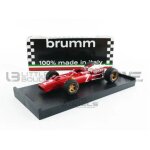 Voiture miniature de collection - brumm 1 / 43 - ferrari 312 f1 - italian gp 1967 - red - r255