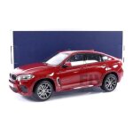 Voiture miniature de collection - norev - bmw x6 m - 2015 - rouge mtallique - 1 / 18
