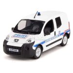 Voiture miniature de collection - peugeot bipper police 2009 - norev 1 / 43