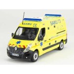 Voiture miniature de collection - renault master iii ambulance samu 73 2014 - norev 1 / 43