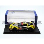 Voiture miniature de collection - spark 1 / 43 - chevrolet corvette zr1 lmgte am - le mans 2012 - yellow ...