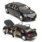 Voiture miniature en mtal moul pour enfants, jouet de collection, cadeau de nol, 1:24, pour mercedes ...