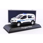 Voiture miniature - norev - peugeot rifter 2019 police municipale - blanc et bleu - 1:43 Voiture miniature - norev - peugeot rifter 2019 police municipale - blanc et bleu - 1:43