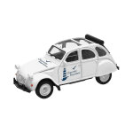 Voiture miniature welly die citro�n 2cv charente rf blanche - welly