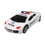 Voiture de police electrique 360 degr�s pour enfants, jouet l�ger avec musique, cadeau pour enfants