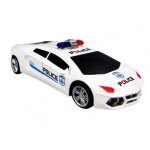 Voiture de police �lectrique rotative � 360 degr�s, jouet avec musique l�g�re, cadeau pour enfant