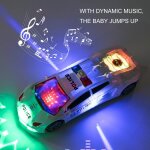 Voiture de police universelle a 5 portes, musique lumineuse electrique, cadeaux pour enfants, jouets ...