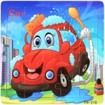 Voiture - puzzle 3d montessori pour enfants, 20 pices, vhicule animal de dessin anim, jeu de puzzle ...