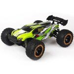 Voiture radiocommand�e bigfoot 4x4 t�l�comand�e 39 km / h off - road 1 :16 led vert yonis