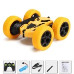 Voiture radiocommande c7, jouet avec lumire led, 2. 4ghz, 4ch, 1:16, dformation, cascade, rotation ...