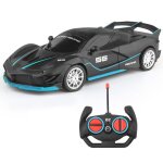 Voiture rc 4 canaux 1:18 avec lumi�re led, 2. 4g, radio, t�l�commande, voiture de sport, d�rive � grande ...