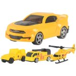 Mod�le de voiture de simulation classique pour enfants, camion a benne, pelleteuse, jouet, lot de 4 pi�ces ...