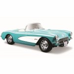 Mod�le de voiture statique du fabricant en alliage moul�, jouet cadeau, 1:24, 2020, chevrolet corcette ...
