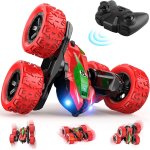 Voiture telecommand 4x4 tlcommande tout terrain double face rotation a 360 degrs jeu extrieur enfant ...