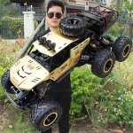 Voiture tlcommande 4wd 6 roues tout - terrain enfant ultra rsistante or yonis