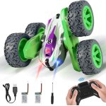 Voiture tlcommande, 90 minutes de temps de jeu, 2, 4 ghz, double face, rotation  360 , cascadeur ...