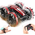 Voiture tlcommande amphibie, double tlcommande (main + geste) - 4x4 - faites des 360 - etanche - ...