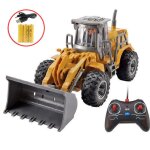 Voiture t�l�command�e, bulldozer, camion, pelle, jouet pour enfants, gar�on, cadeau d'anniversaire, mod�le ...
