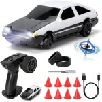 Voiture t�l�command�e drift pro 1:43, mini rc 4wd avec gyroscope, led, 15 km / h, cadeau enfants 14 + ...