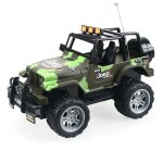 Voiture t�l�command�e enfant camouflage avec lumi�res et conduite 4x4 puissante yonis