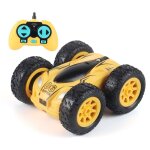 Voiture t�l�command�e pour enfant, jouet avec lumi�re, double face, 2. 4g, 4ch, pour cascade, cascade, ...