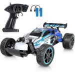 Voiture t�l�command�e pour gar�ons voiture de course radiocommand�e a grande vitesse avec 2 batteries ...