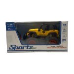 Voiture t�l�command�e tout - terrain 4x4 jaune jouet enfant 14, 5 cm avec t�l�commande style off - road ...