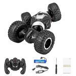 Voiture tout terrain radiocommand�e rc, mod�le q70 pour gar�on, buggy qui roule partout, fait des cascades, ...