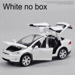 Voiture tesla modle x90 en alliage moul sous pression, 6 portes ouvertes, jouets pour enfants, cadeau, ...