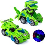 Voiture transformers �lectrique avec lumi�res clignotantes et son - se transforme en dinosaure - jouet ...