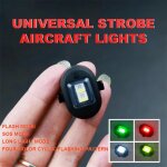 Voyant d'avertissement anti - collision universel led 4 couleurs, clignotant de moto, mini signal lumineux ...