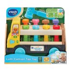 Vtech baby lumi camion tap tap (jouet avec partie bois certifie fsc)