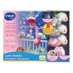 Vtech baby lumi mobile compte - moutons rose