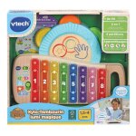 Vtech baby xylo - tambourin lumi magique (jouet avec partie bois certifi� fsc)