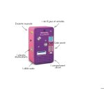 Vtech - kidisecrets, mon armoire magiclocker, violette et rose, coffre - fort secret � code, haut - parleur, ...