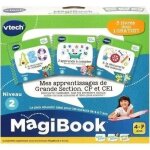 Vtech magibook - mes apprentissages de grande section, cp et ce1 (abc a la decouverte de l'alphabet, ...