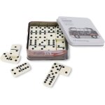 Vw collection - ensemble de dominos volkswagen dans une bote en mtal avec motif combi t1 (dashboard ...