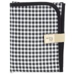 Walking mum tapis a langer i love vichy noir (iv)