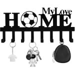 Wall key ring, wall key holder, black multifunctional wall key ring, metal wall key ring, with 8 key ... Wall key ring, wall key holder, black multifunctional wall key ring, metal wall key ring, with 8 key ...