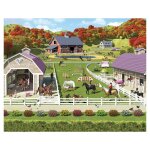 Walltastic 41738 papier peint mural ecurie chevaux et poneys Walltastic 41738 papier peint mural ecurie chevaux et poneys