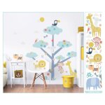 Walltastic 46474 arbre a stickers animaux du safari Walltastic 46474 arbre a stickers animaux du safari