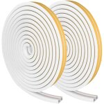 Wayi - ruban d'tanchit autocollant pour porte, joint de porte, profil en d, en caoutchouc, isolation ...