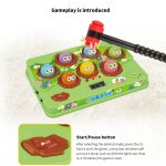 Whac a taupe electrique pour enfants, jouet de socit multifonctionnel, jeu de martelage, educatif et ...