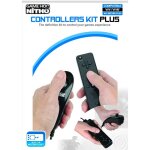 Wii u manettes nunchuk kit 2en1 plus manette sans fil bluetooth noir Wii u manettes nunchuk kit 2en1 plus manette sans fil bluetooth noir